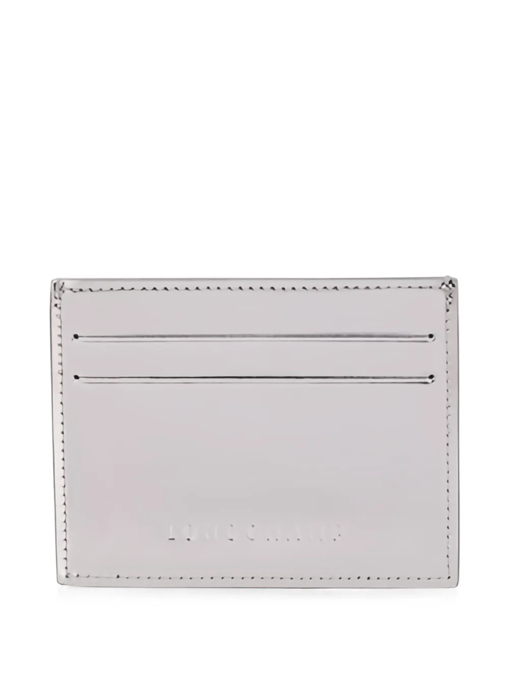 Longchamp Le Roseau card holder Zilver