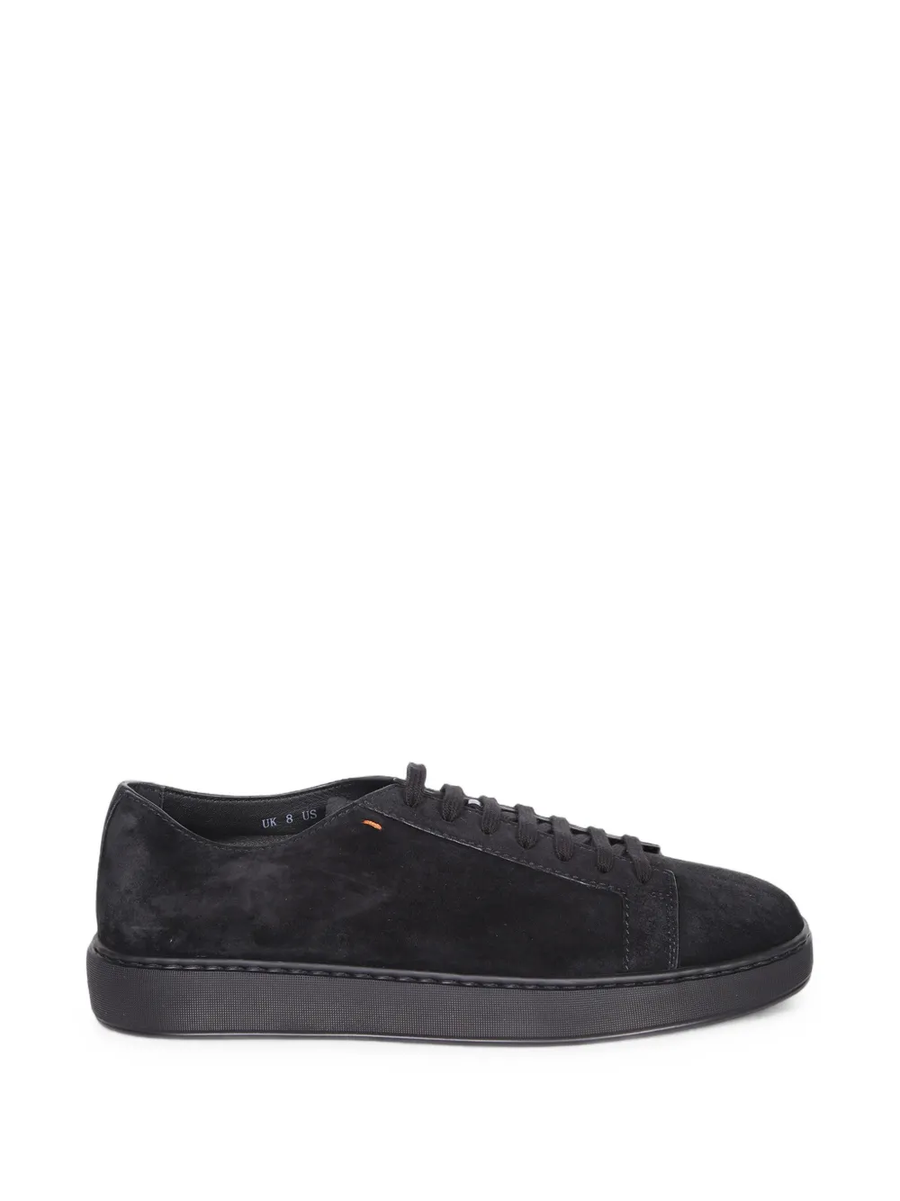 Santoni suede lace-up sneakers
