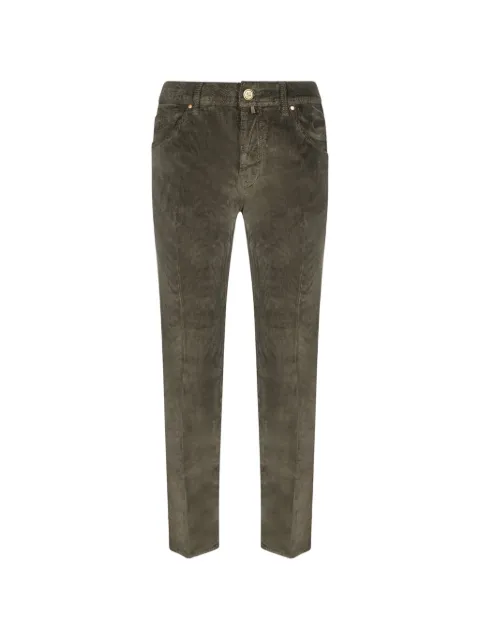 Jacob Cohën corduroy-effect straight-leg trousers