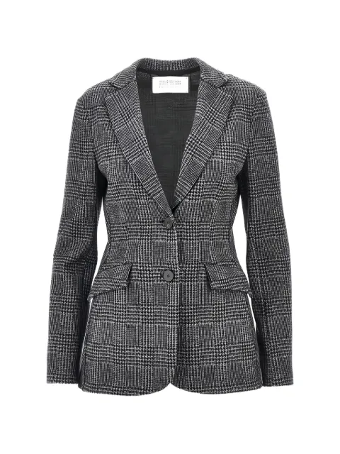 Harris Wharf London blazer con cuadros estampados