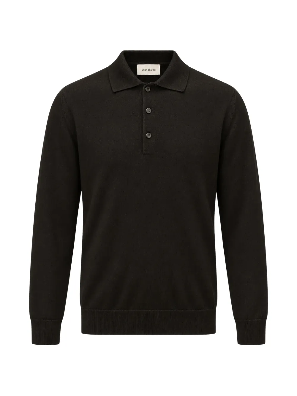 Diana Studio button-up long-sleeve polo shirt