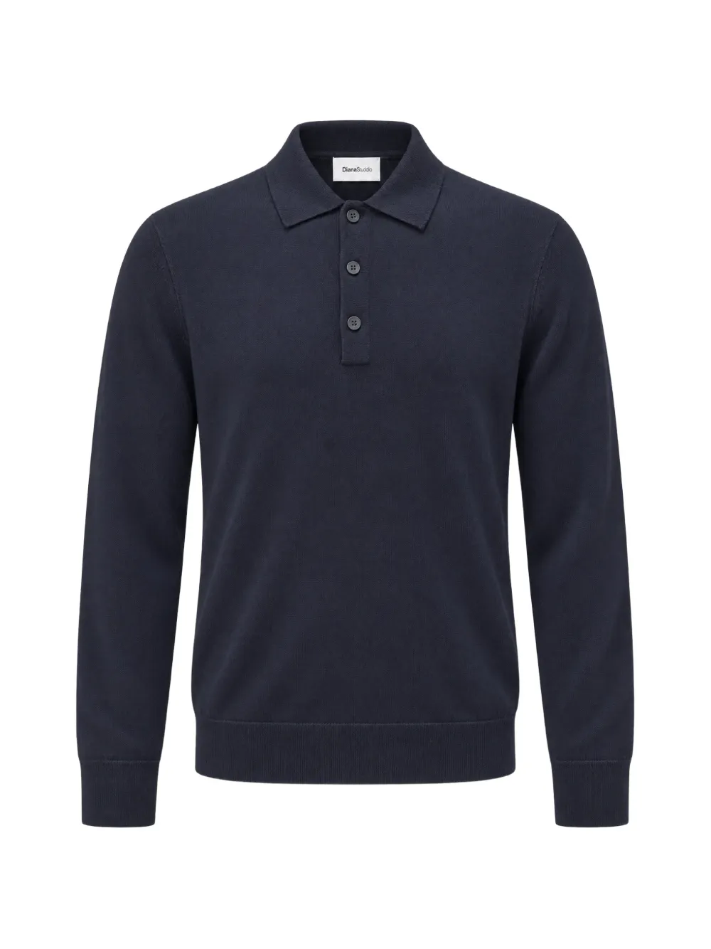 Diana Studio button-down polo sweater - Blu
