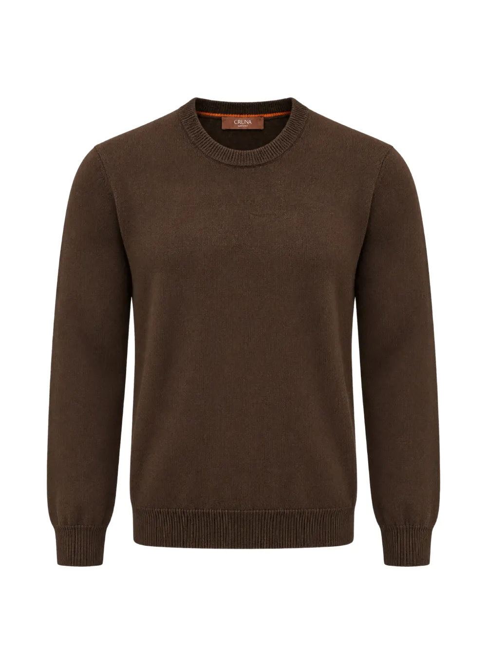 Cruna Crew-neck Raglan-sleeve Sweater In Brown