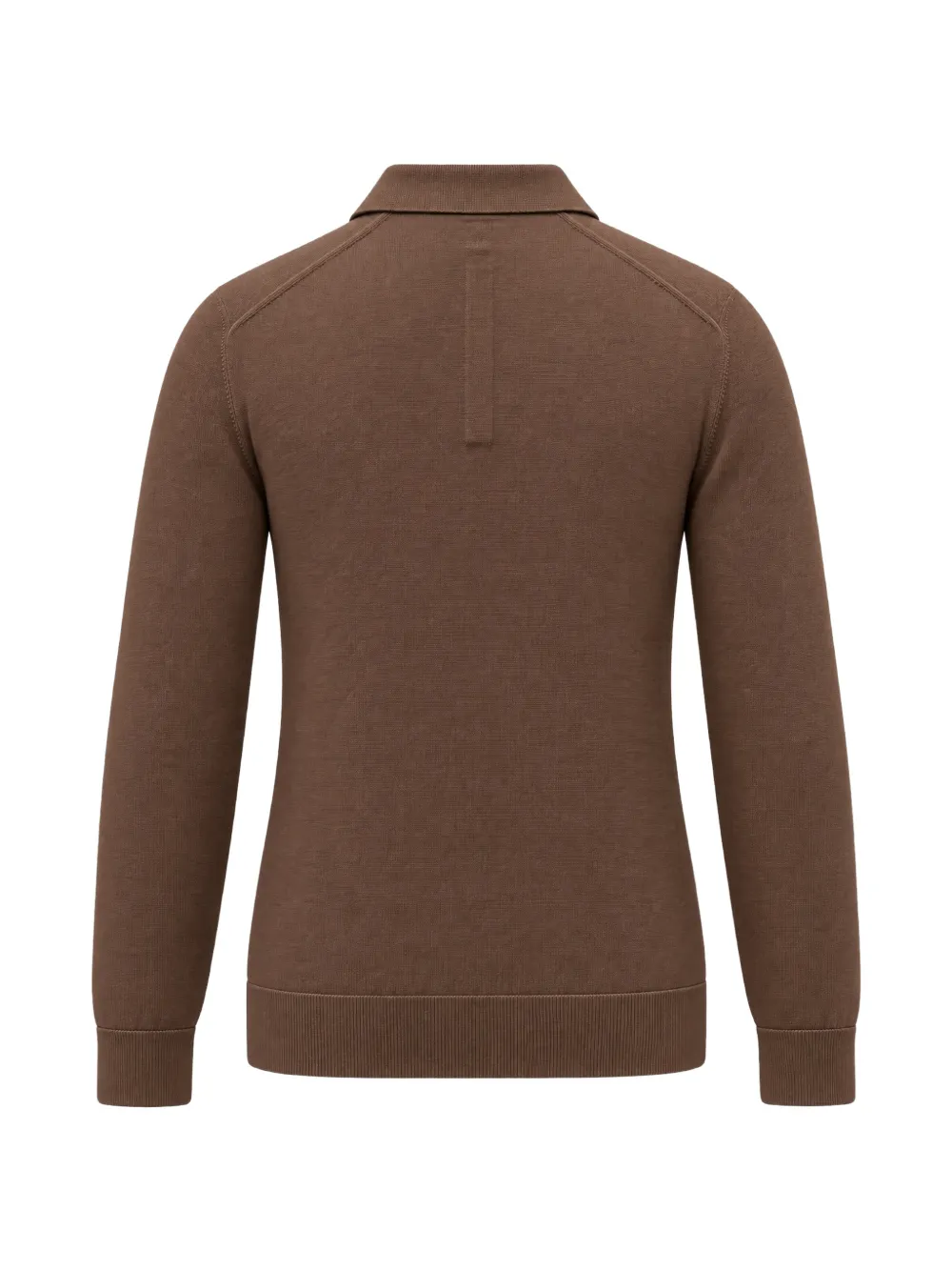 Diana Studio button-fastening polo-collar sweater Bruin