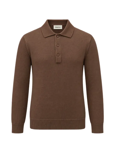 Diana Studio button-fastening polo-collar sweater