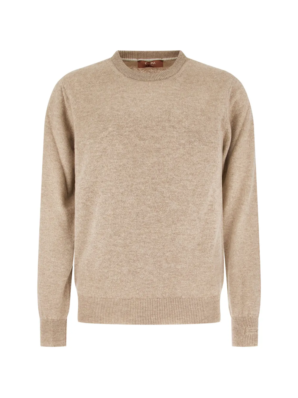 Cruna Fine-knit Crew-neck Sweater In Neutral
