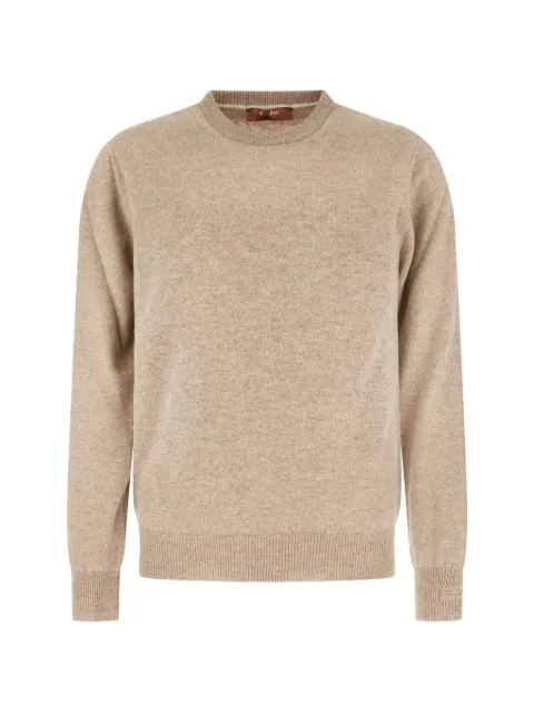 Cruna fine-knit crew-neck sweater