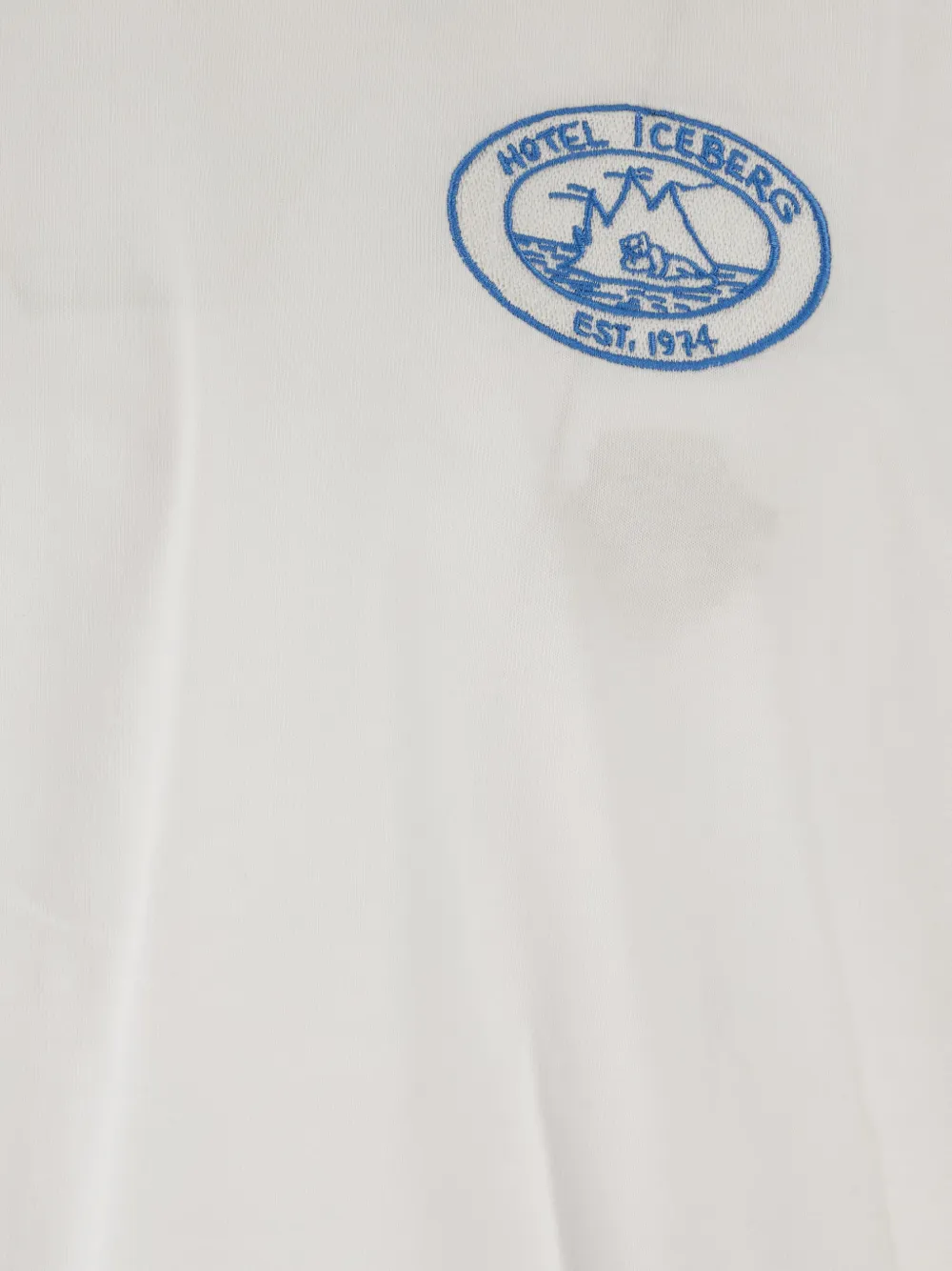 Iceberg T-shirt met patch Wit
