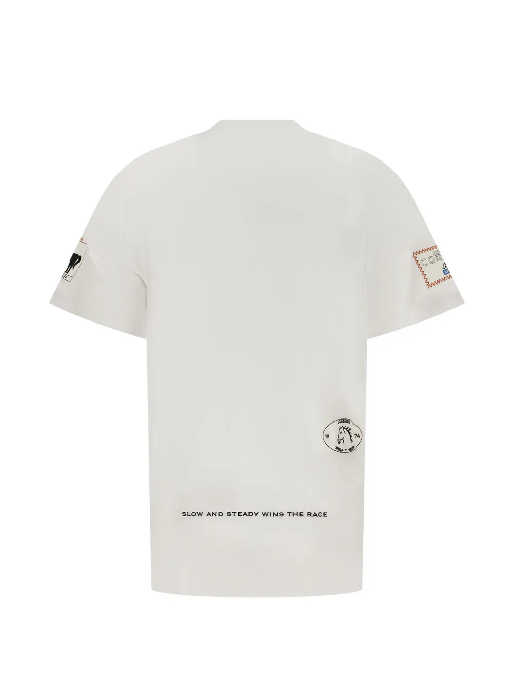 Iceberg T-shirt met patch Wit
