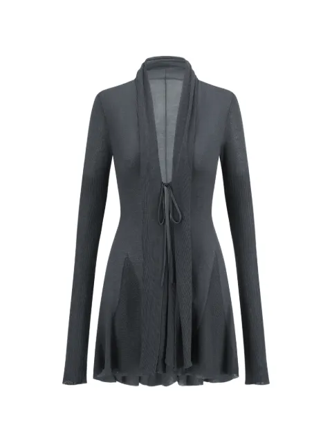 OUDE WAAG fishtail-hem knit cardigan