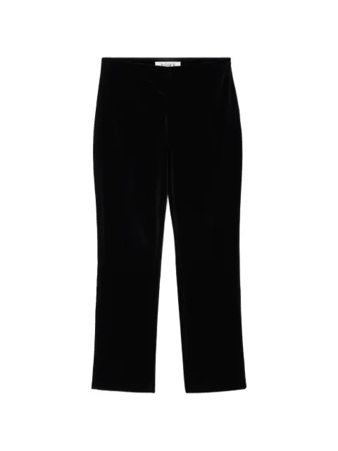 Róhe velvet cigarette-leg trousers