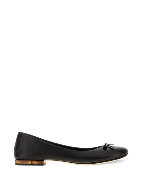 Gucci bamboo-trim flats pumps