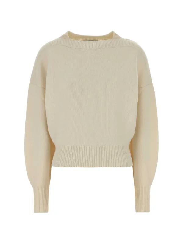 Givenchy Ribbed-knit Wool Sweater in Neutrals
