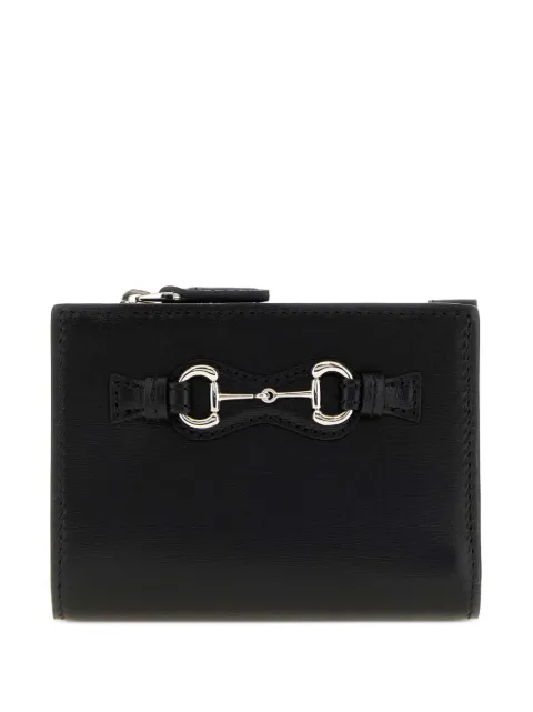 Gucci cartera plegable con detalle Horsebit