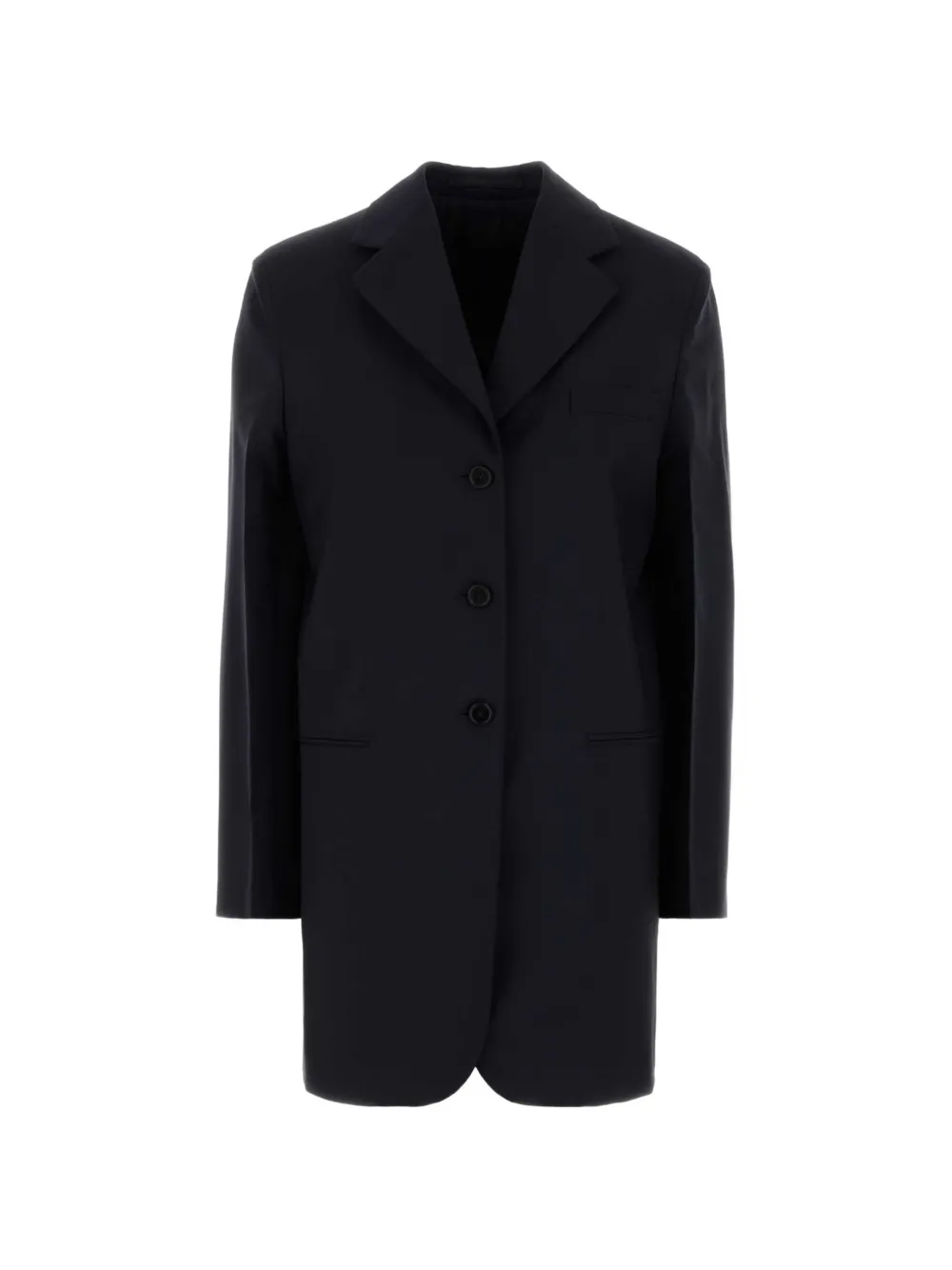 Jil Sander single-breasted notched-lapels coat