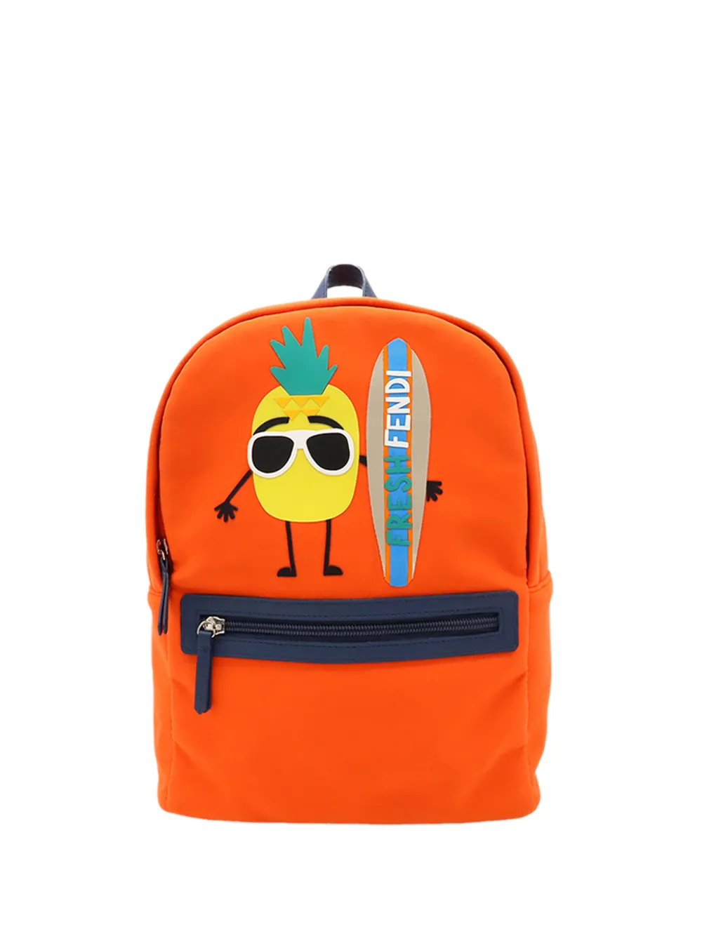 Fendi Pre-Owned 2010-2026 Neoprene Pineapple backpack - Arancione