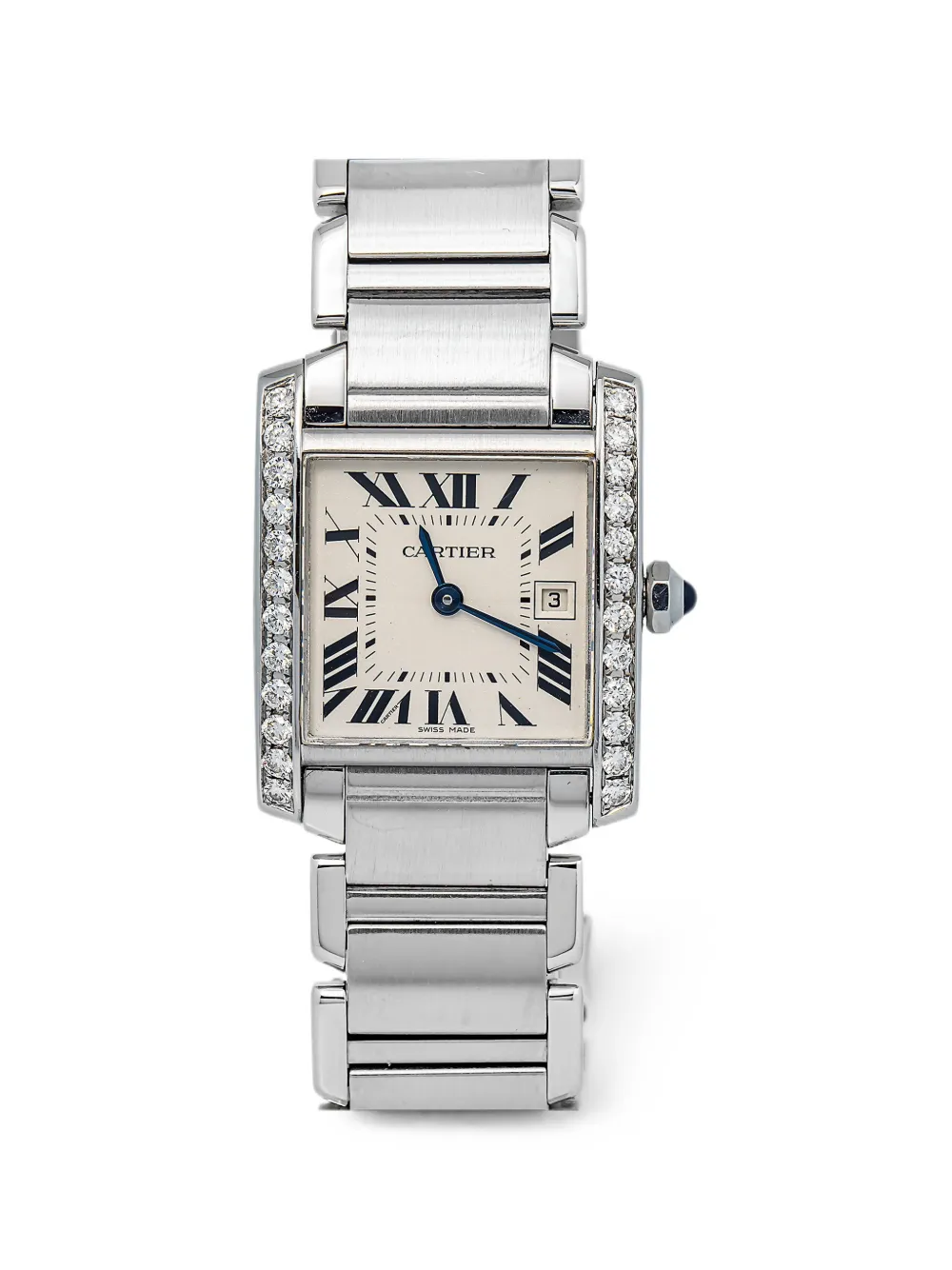 Cartier Tank Française Diamond 25mm watch - Bianco