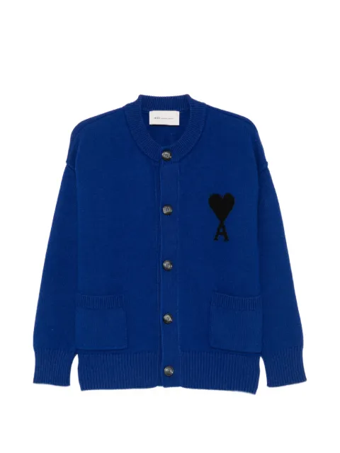 AMI Paris cardigan à logo Ami de Coeur