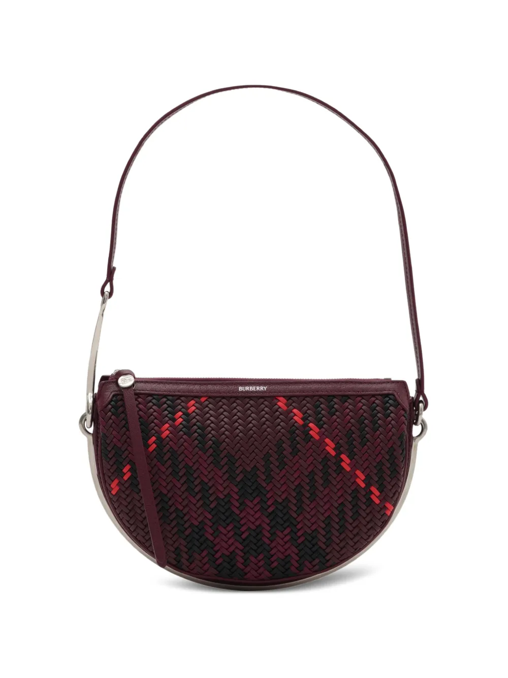 Burberry small Bridle saddle bag - Red