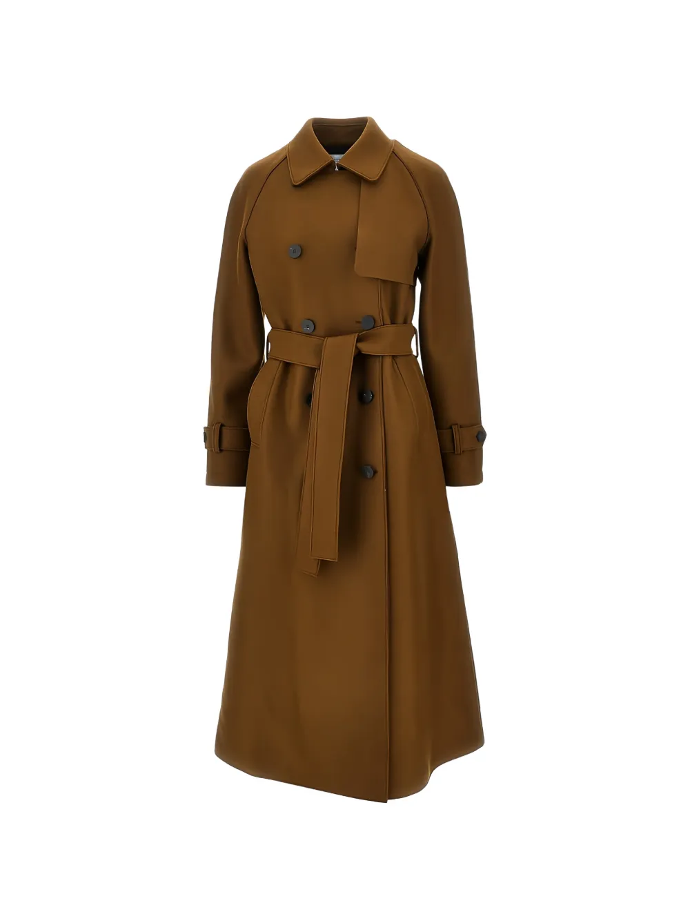 Harris Wharf London double-breasted belted trench coat - Marrone