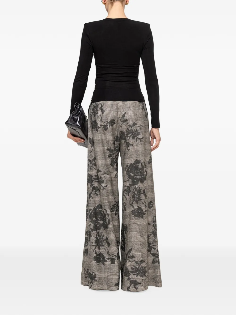 NISSA Tencel wollen top Zwart