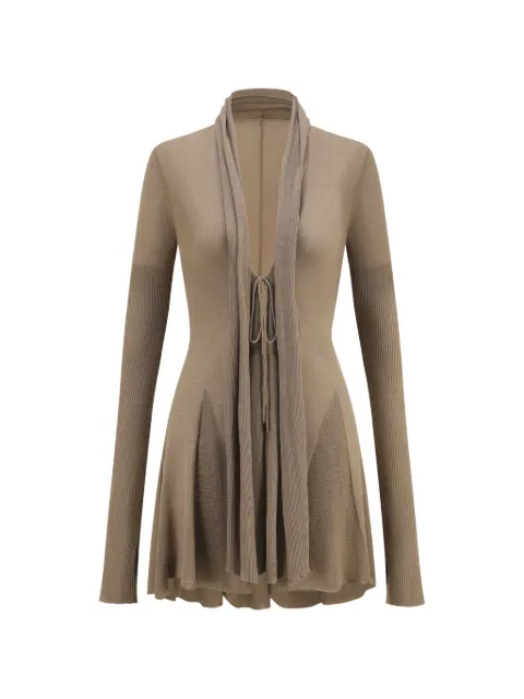OUDE WAAG fishtail-hem knit cardigan