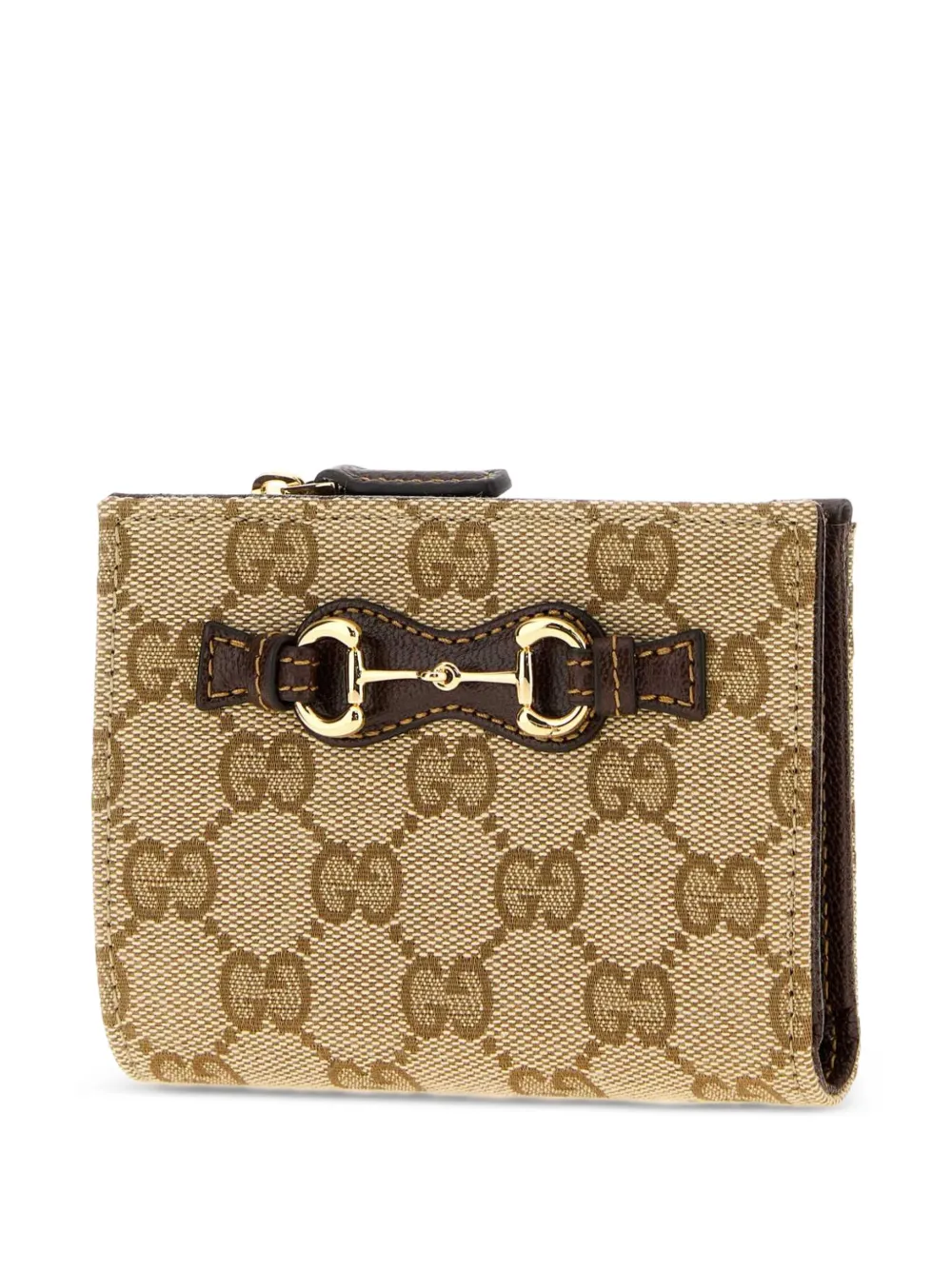 Gucci Horsebit GG Supreme pasjeshouder Beige
