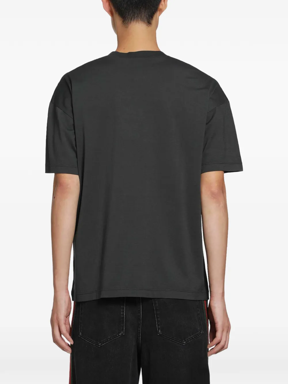 Gucci Katoenen T-shirt met logoprint Zwart