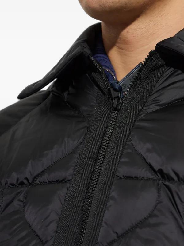 Moncler キルティング ジャケット | ブラック | FARFETCH JP