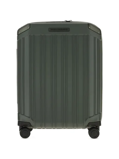 PIQUADRO ribbed four-wheel luggage bag