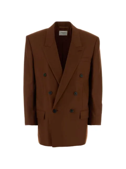 Saint Laurent double-breasted peak-lapels jacket