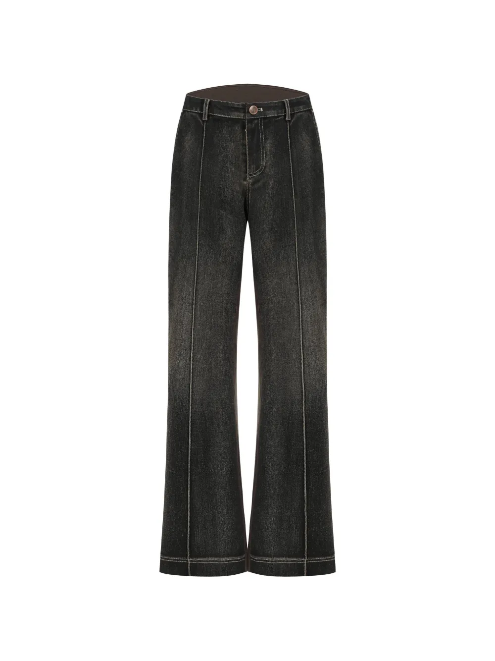 OUDE WAAG deconstructed washed jeans