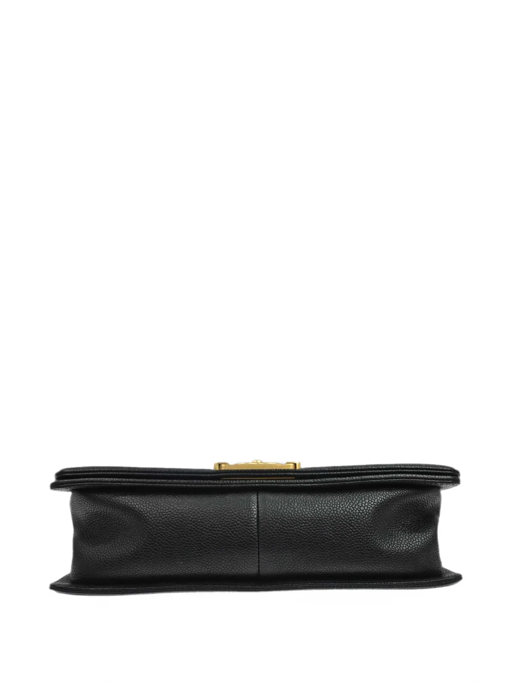 CHANEL Pre-Owned 2016 Boy Chanel medium schoudertas met kettinghengsel Zwart