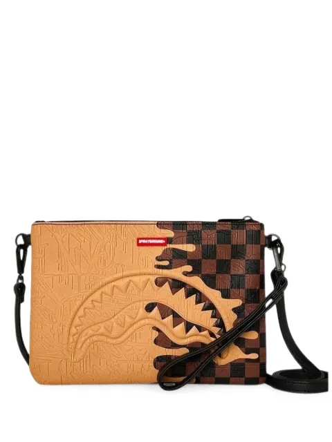 Sprayground Henny Melt shark-motif clutch bag