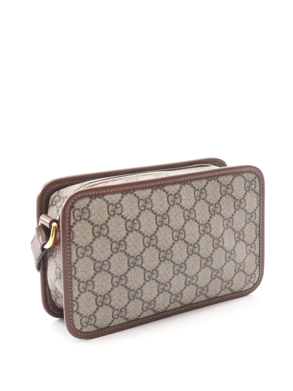 Gucci Pre-Owned 2000-2015 GG Supreme Interlocking G crossbodytas Beige