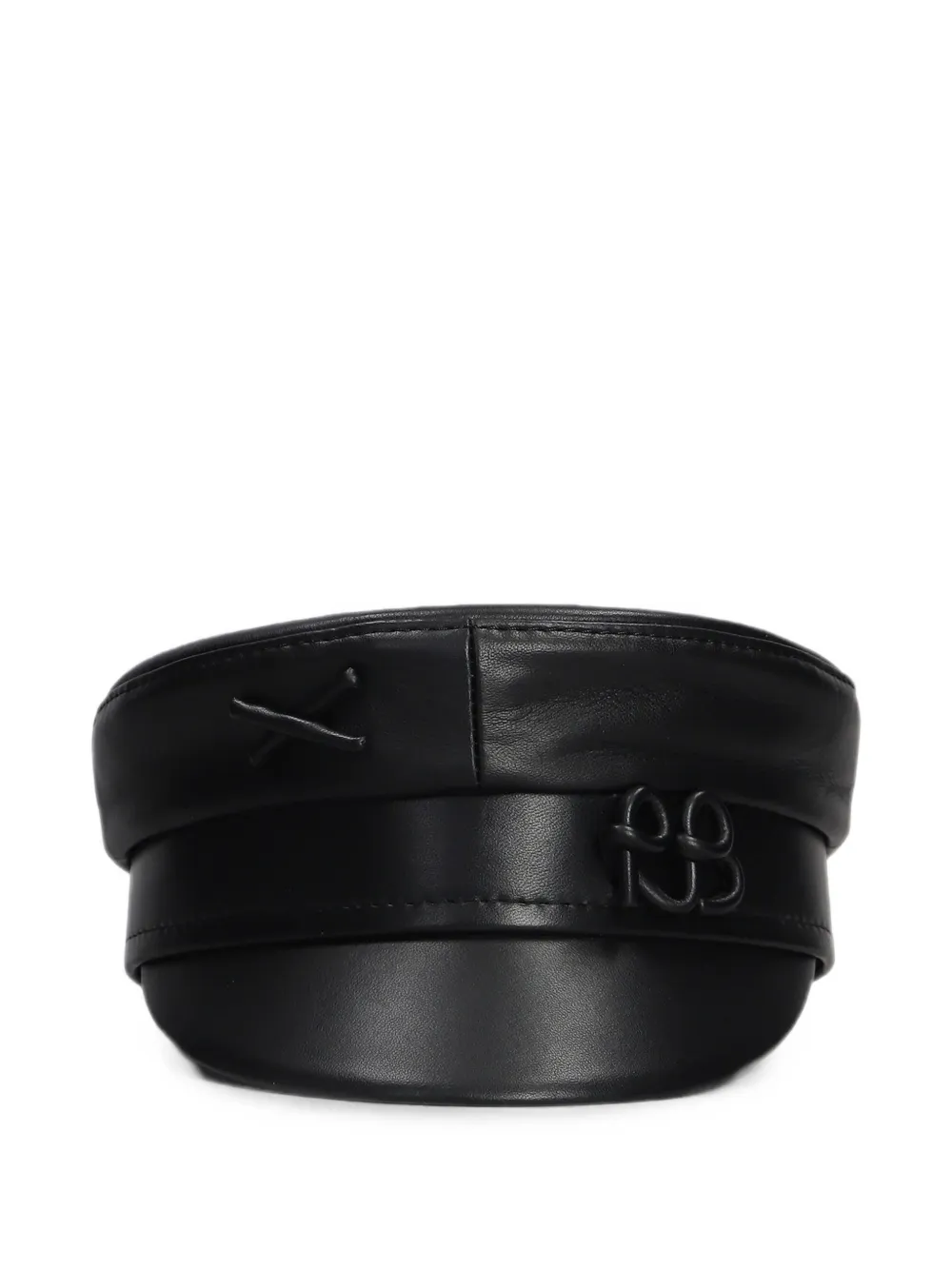 Ruslan Baginskiy Baker Boy monogram-logo hat - Nero