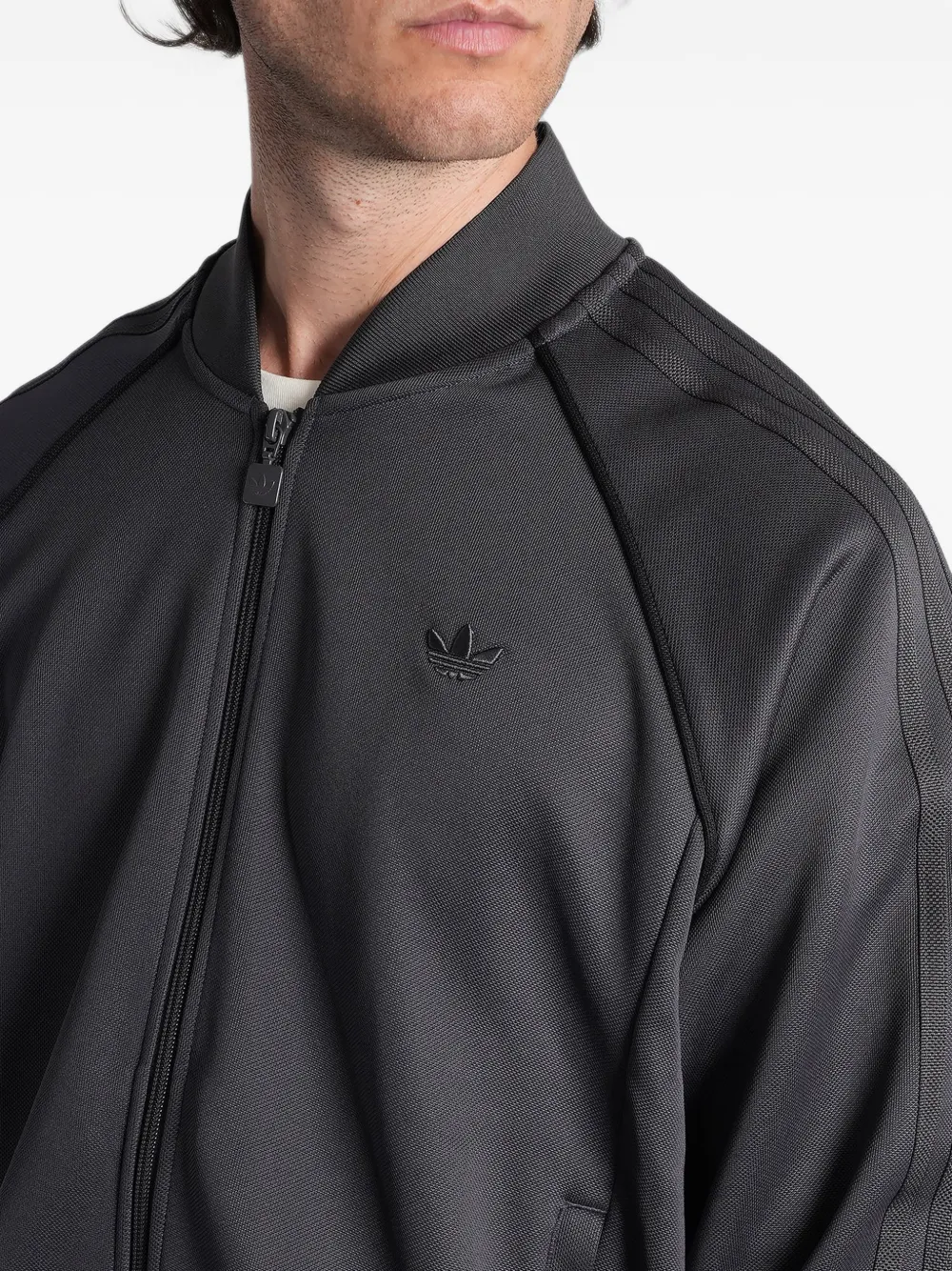 adidas Trainingsjack met geborduurd logo Grijs
