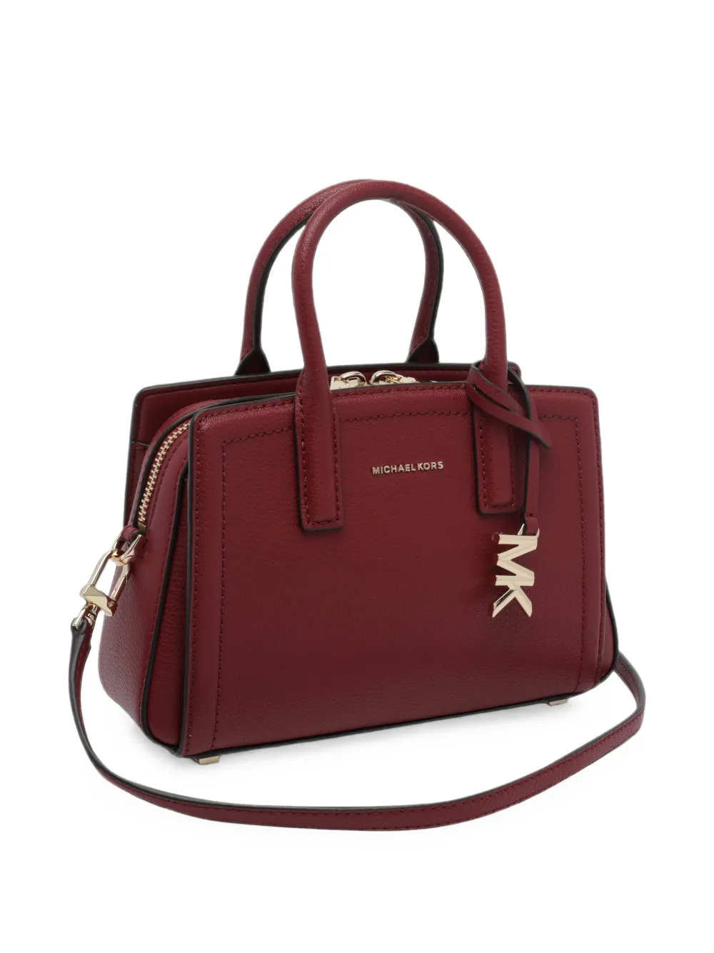 Michael Kors Schoudertas met logoplakkaat Rood