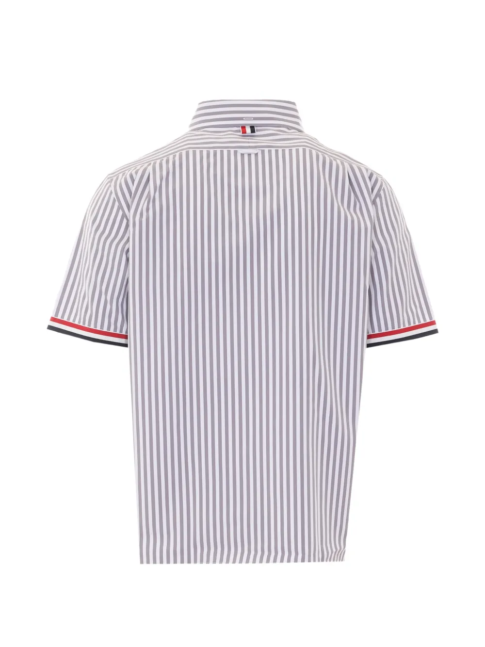Thom Browne striped short-sleeve shirt Grijs