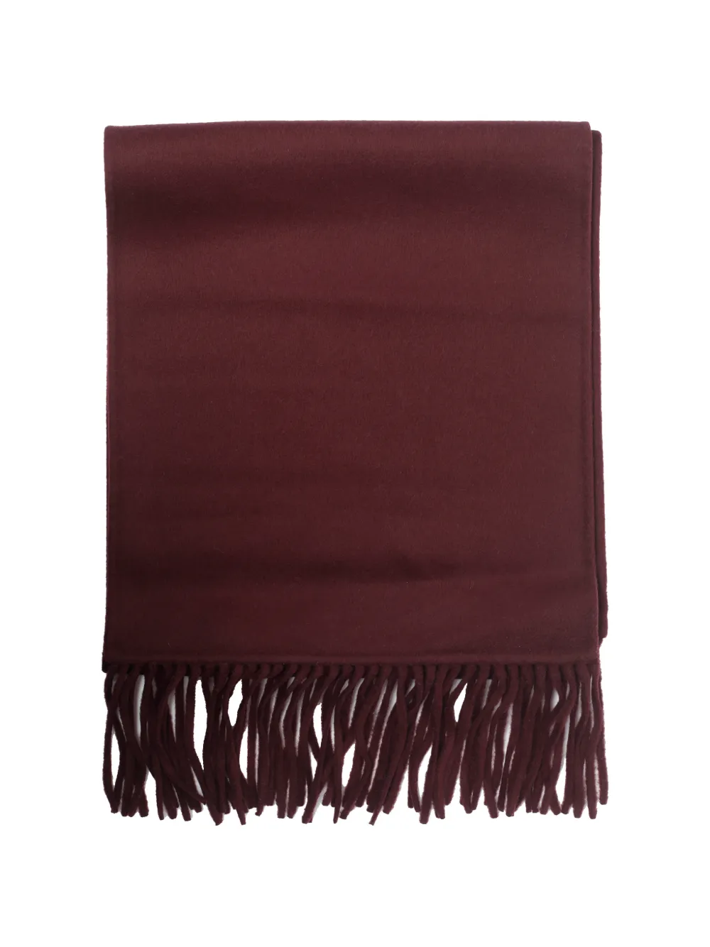 The Dynamis Studio Lyon Fringed Scarf In Red