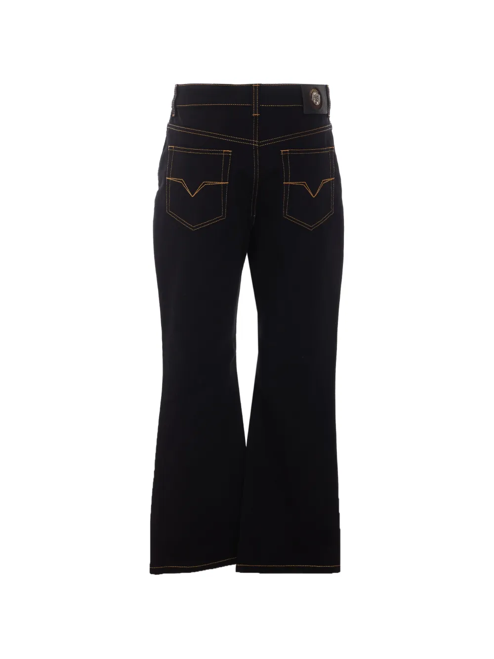Versace Jeans met logopatch en stiksels Zwart