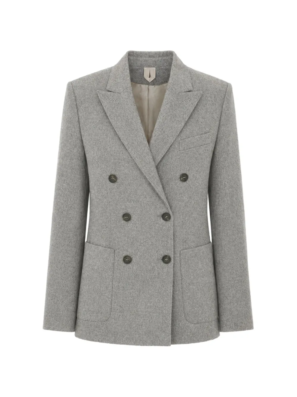 Max Mara Mxmflash double-breasted jacket - Grigio