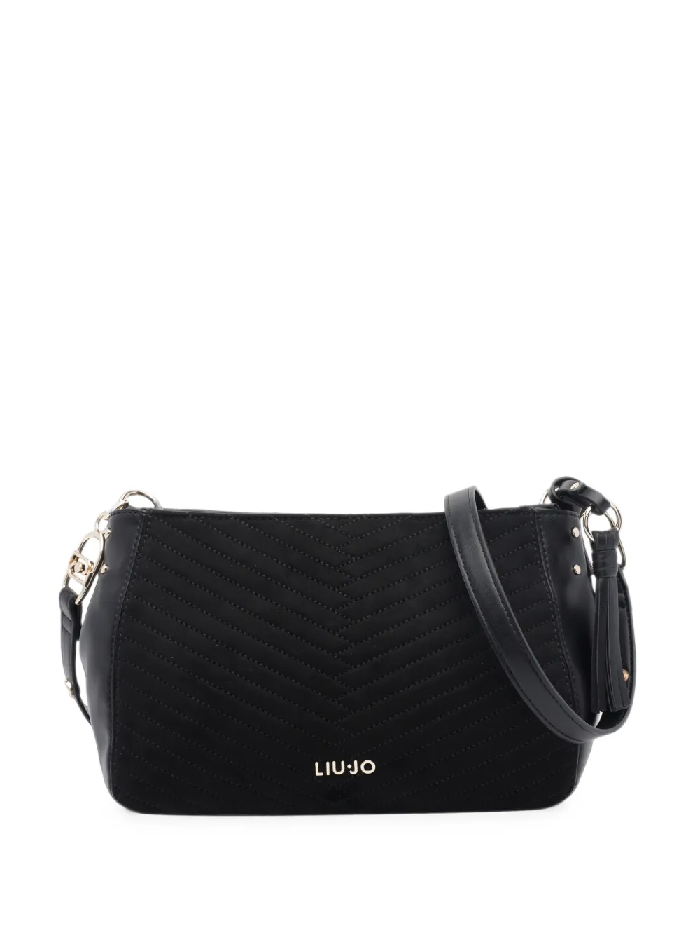 LIU JO tassel-detail shoulder bag - Nero