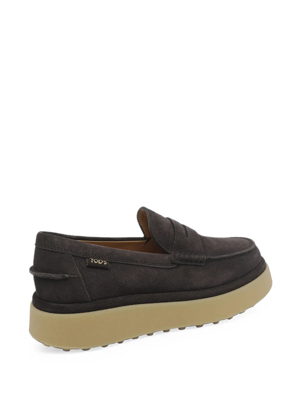 Tod's suede platform loafers Bruin