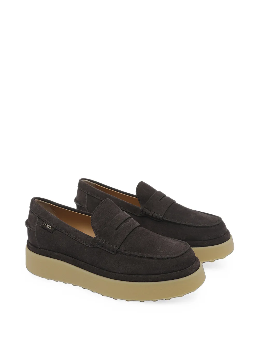 Tod's suede platform loafers Bruin