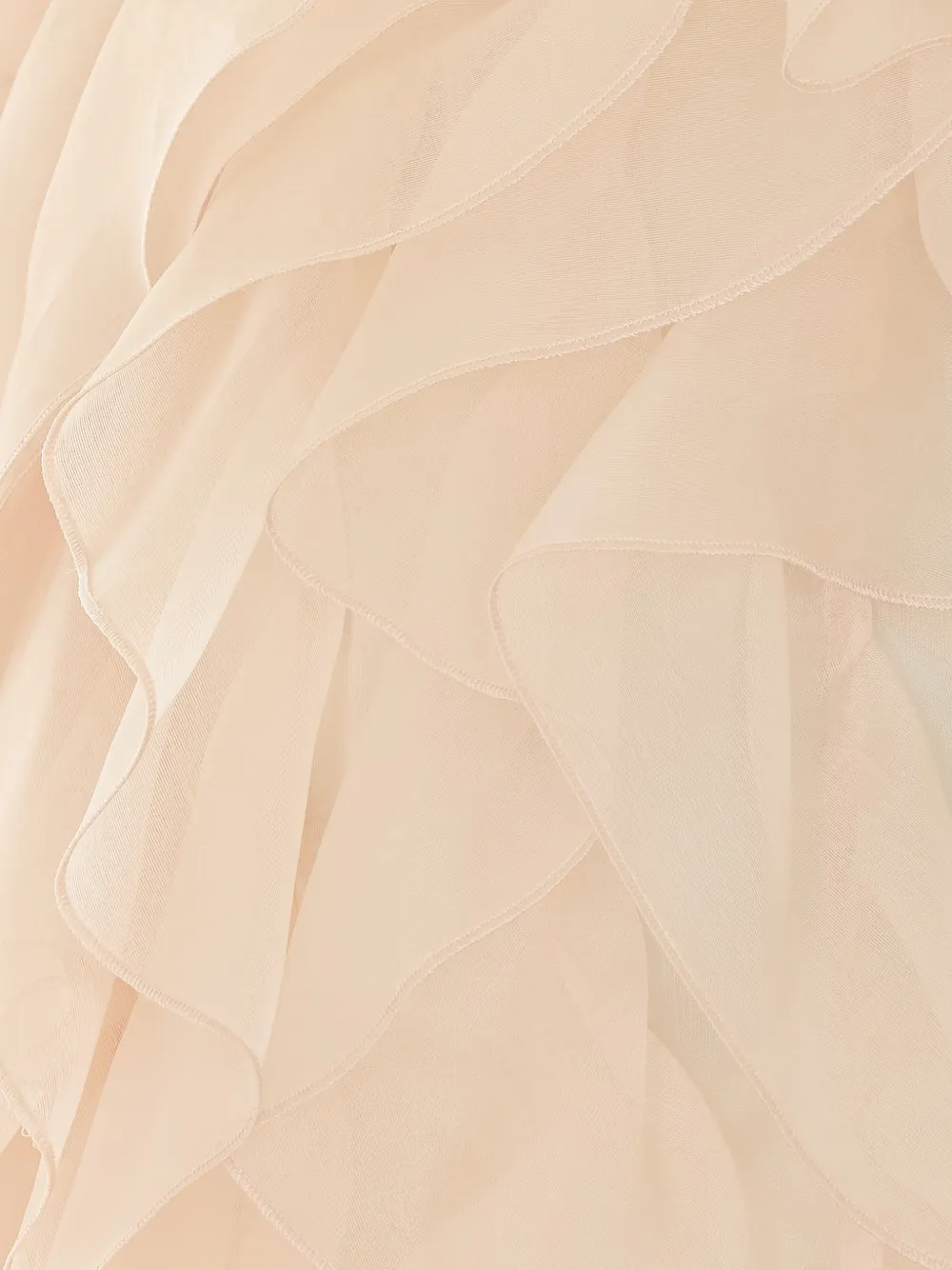 Max Mara ruffled silk shirt Roze