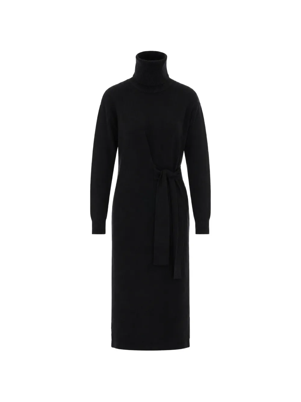 LIU JO knitted tie-waist dress - Nero