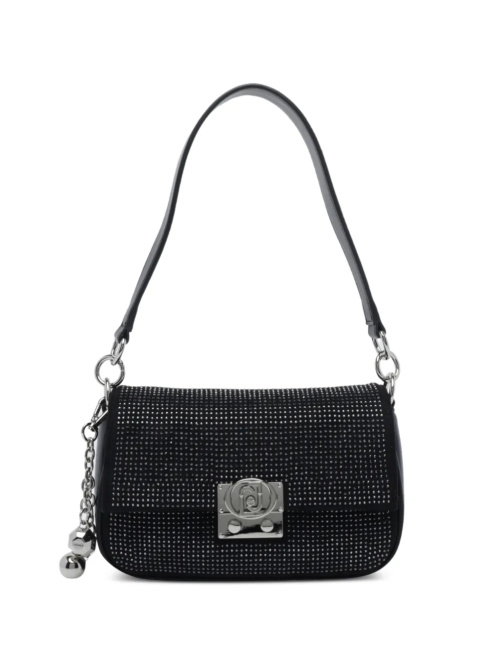 LIU JO crystal-embellished shoulder bag - Nero