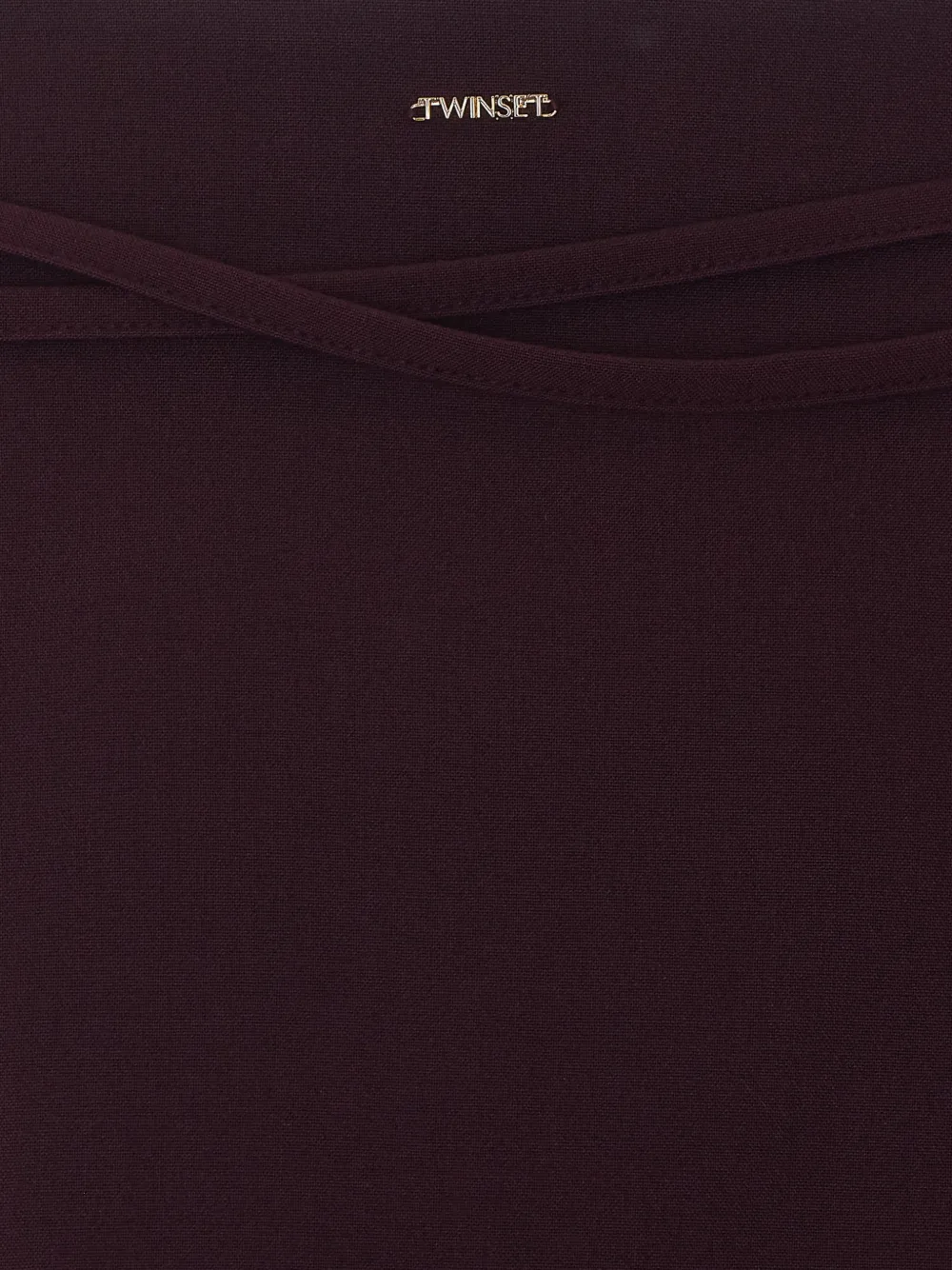 TWINSET miniskirt with belt Paars