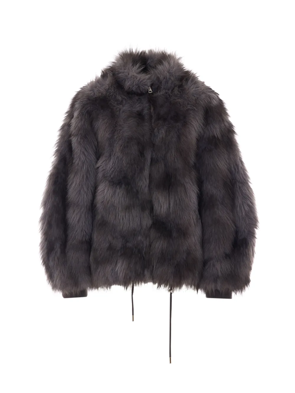 Sword faux-fur jacket - Grigio